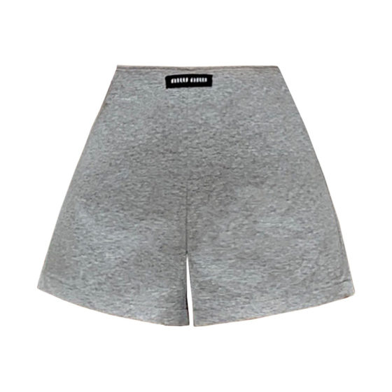 Foreign Trade Pants Casual Shorts Women's 2025 Spice Girls Grey High Waist Wide Leg Pants Korean in stock Summer Hot Pants with Loosen Waist