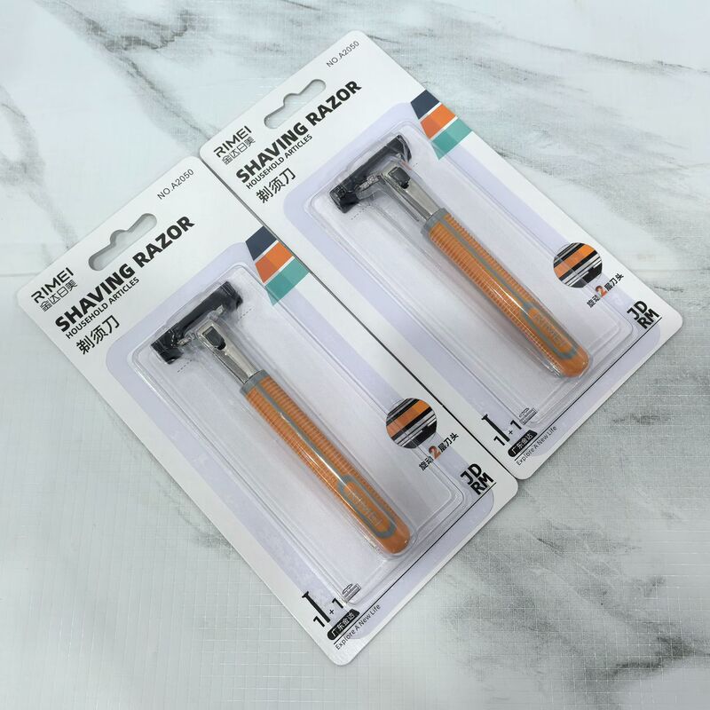 Jinda Rizhao American Razor Men's Manual Razor Rotary Double Head Portable Razor Wholesale