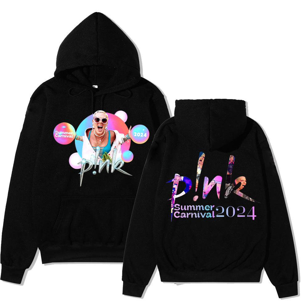 Pink Singer Tour 2024 Hoodies Men Fashion Rapper P! Nk SUMME