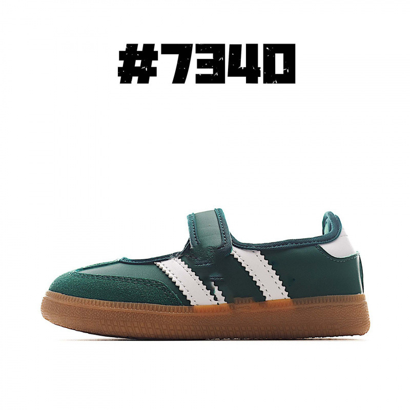 High-end children's shoes factory AD smooth leather upper serrated stripe Mary Jane children's dance shoes