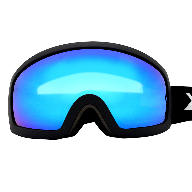 Italian spherical anti fog goggles with high-definition view UV protection, men's and women's skiing magnetic glasses_voghion.com
