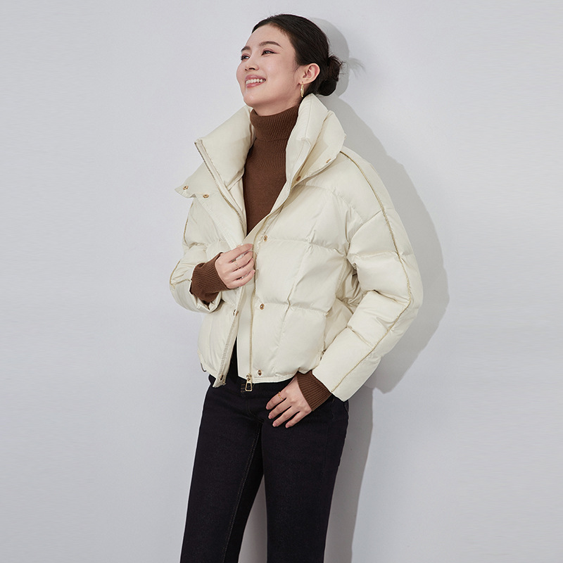 Fashionable keep warm down jacket