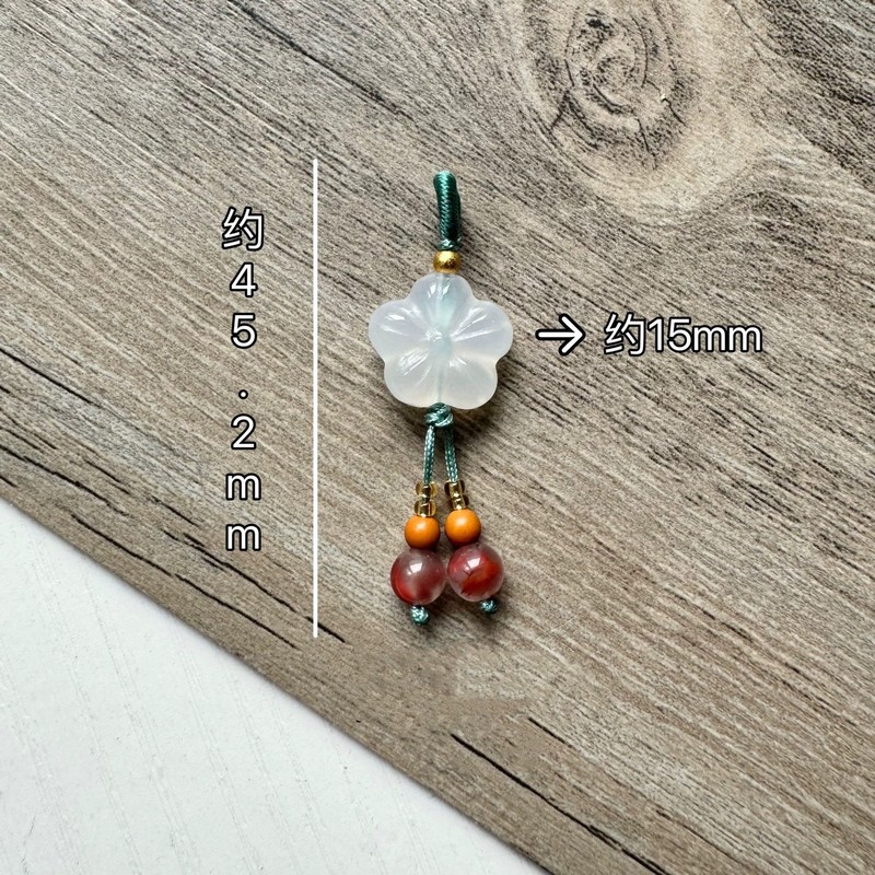 卸売り天然白玉髄如意平安バックル銭袋猫爪瑪瑙小ペンダントブレスレット小提溜アクセサリー部品|undefined
