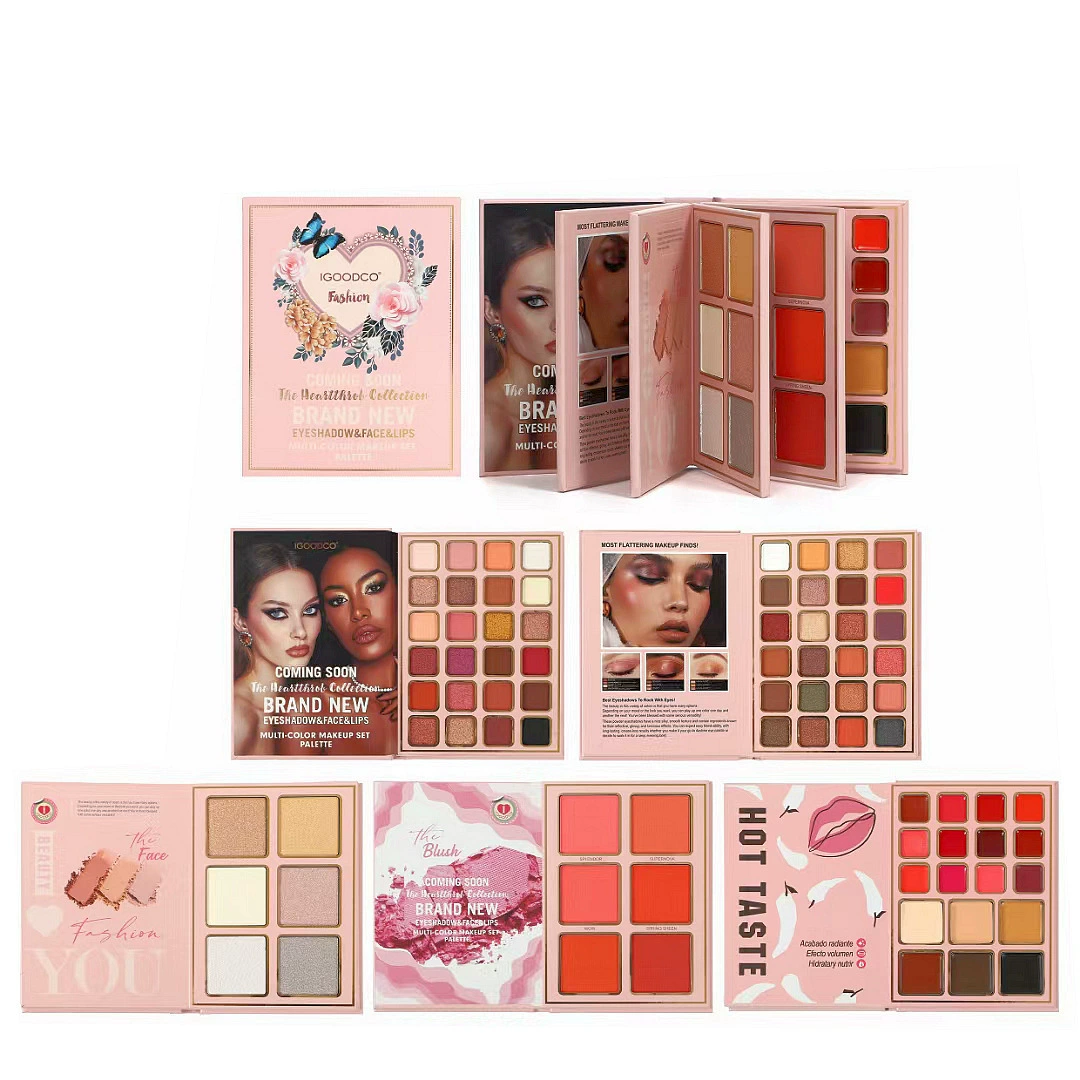 Matte Eyeshadow Palette, 78 Colors, Multi-use Face & Lip Compact