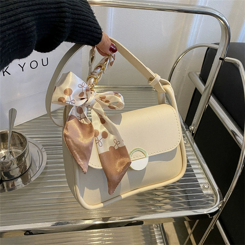 Подмышечная сумка женская летняя 2025 трансграничная оптовая продажа новая модная цепочка сумка небольшая квадратная сумка на одно плечо