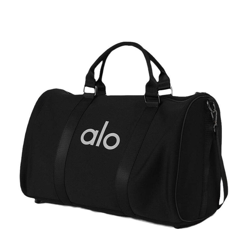 ALO 手荷物バッグ サイドジッパー 乾湿分離バッグ ネオプレン トラベル スポーツ フィットネス バッグ 大容量|undefined