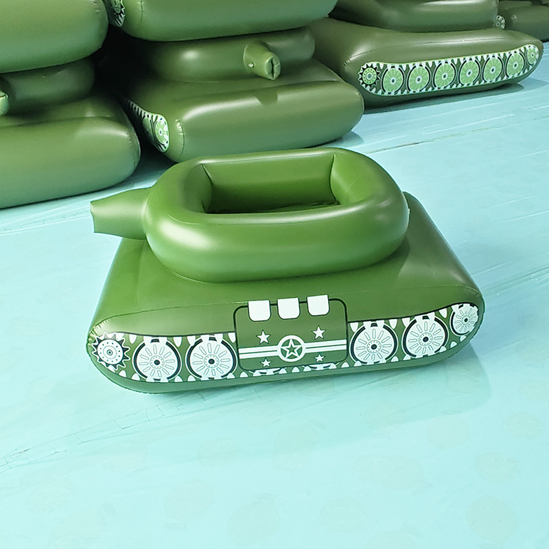 [en stock] en stock infláble rociador de agua contra el tanque de batalla piscina al aire libre para padres e hijos artículos de entretenimiento junto al mar piscina de verano