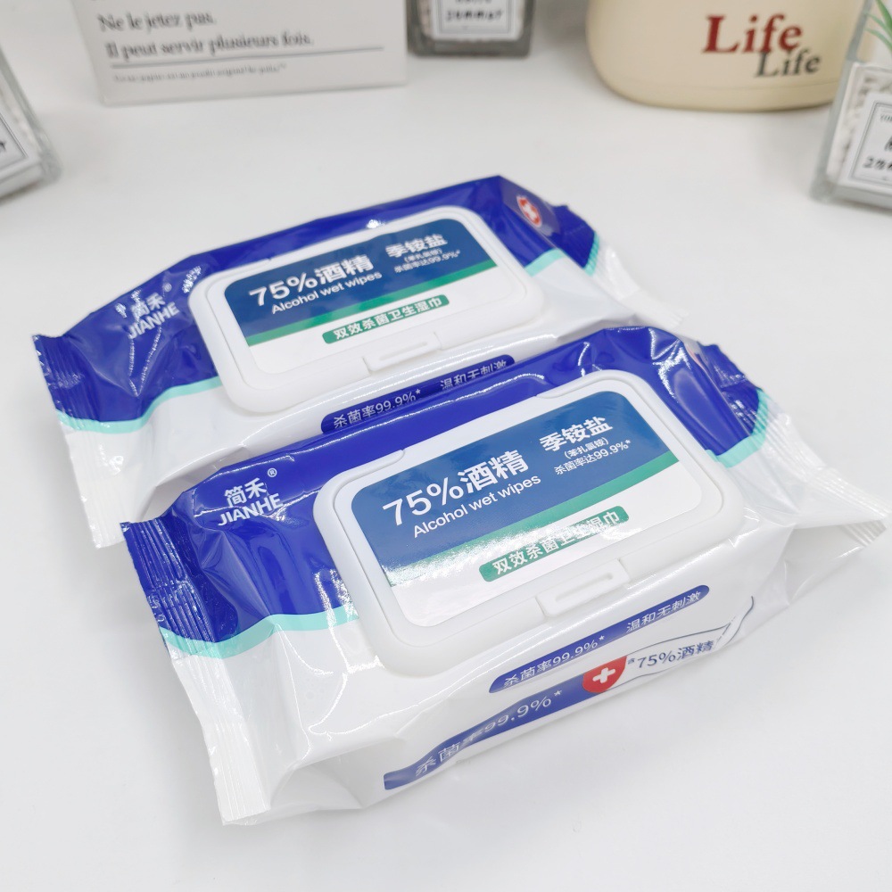 Jianhe alcohol wipes (16*11cm) 60 wipes (cannot be ignited)
