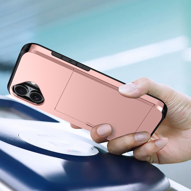 Coque iphone 17 pro avec porte-cartes et cache coulissant protection_voghion.com