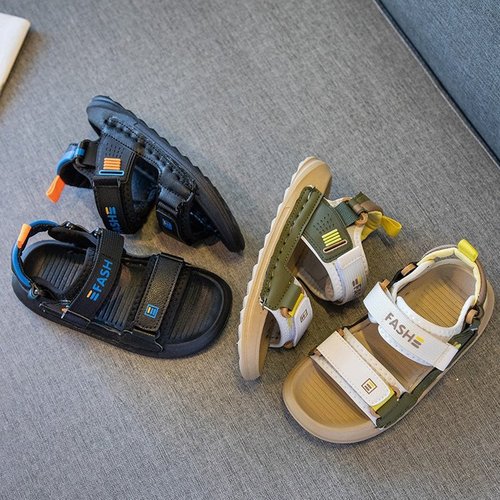 Children's Sandals for Children  Summer New Beach Shoes for Primary School Students Sandals for Boys Online Soft Soled Shoes Trend