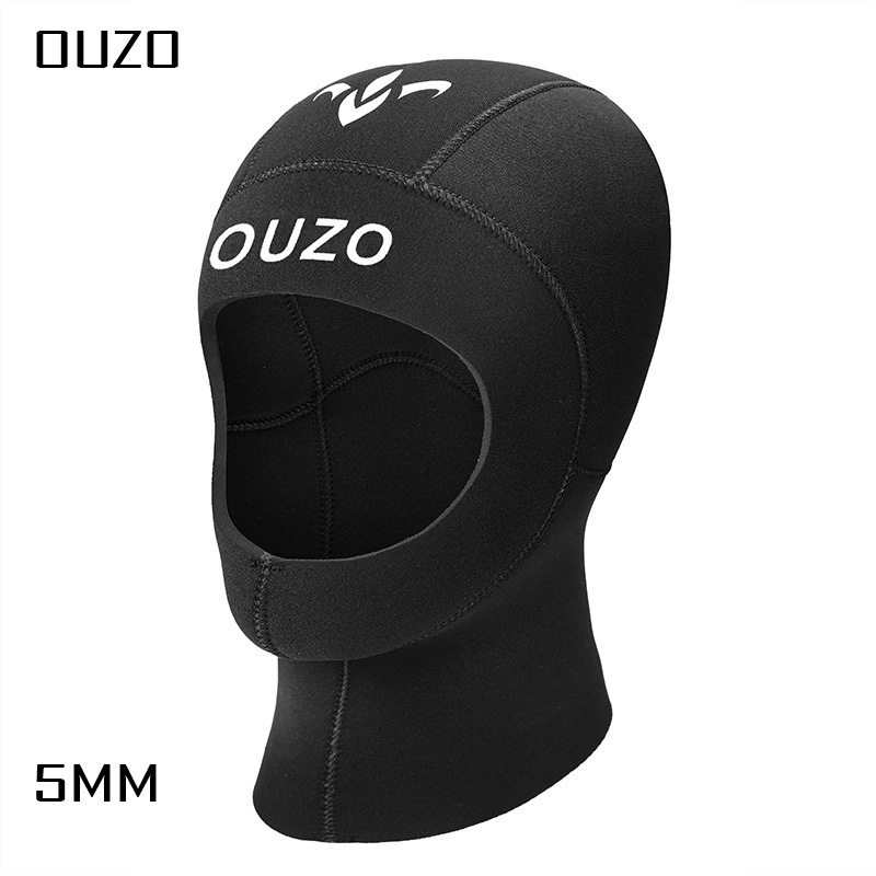 5mm Diving Hat Men's and Women's Snorkeling Surfing Sun Protection Winter Swimming Warm Thickened Diving Swimming Hat Diving Headgear