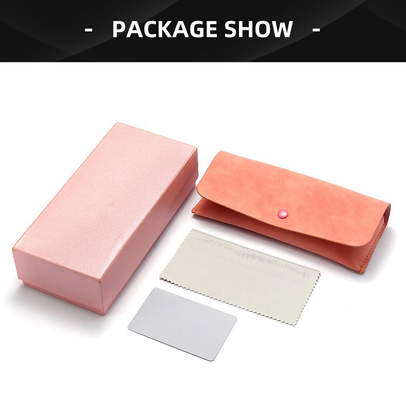 Miaojia women's sunglasses box pink small fresh glasses box large high-end sunglasses glasses box