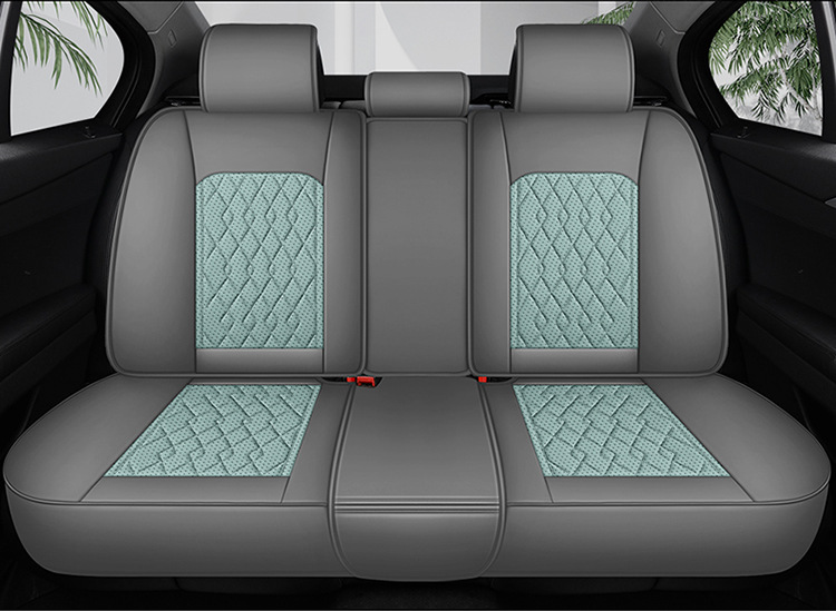 Cross-Border Foreign Trade Wholesale Manufacturers Direct Sales Car Seat Cushions for All Seasons, Fully Enclosed Seat Covers, Full Leather Seat Covers and Seat Cushions