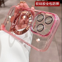 磁吸支架适用苹果iphone16promax新款手机壳16清透气囊全包防摔壳