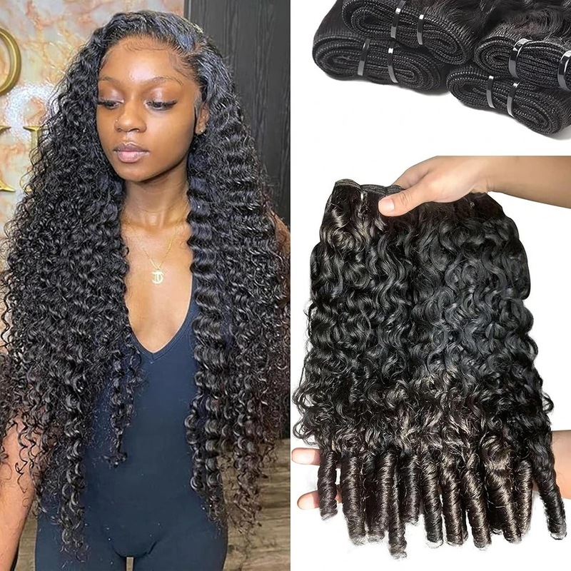 15A发帘高幅度Burmese Curly Bundles Human Hair Bundles全真发|undefined