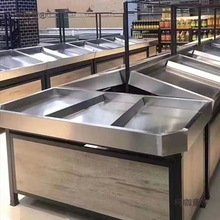 架商用蔬果架子中岛生鲜展示架蔬菜超市水果货架店果蔬多层麦太保