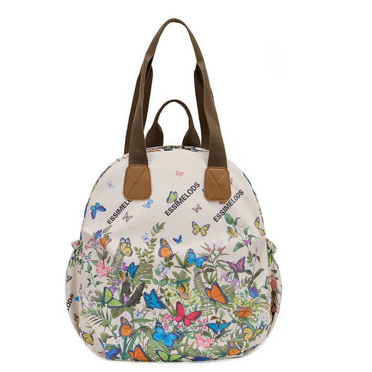 Capacious backpack for traveling, ethnic shoulder bag, ethnic style