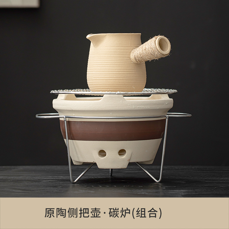 Olla de té juego de té traje hogar Kung Fu pequeña tetera interior de carbón fuego barbacoa estufa tetera estufa