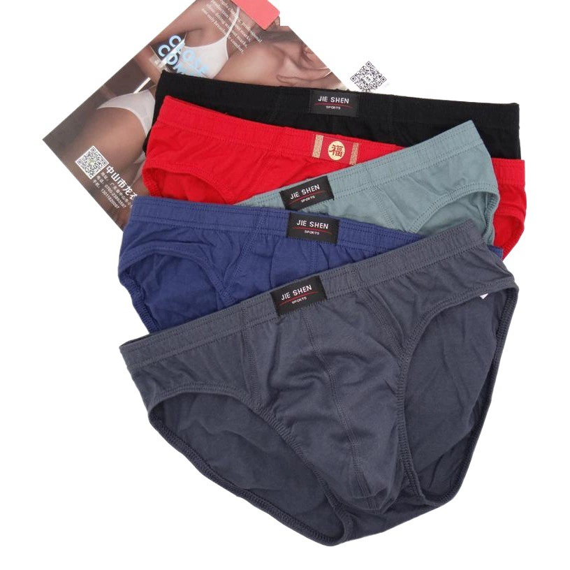 5 упаковок оптового мужского хлопкового нижнего белья, мужское дышащее нижнее белье, трусы со средней талией, большие размеры, нижнее белье для полных мужчин, трансграничное