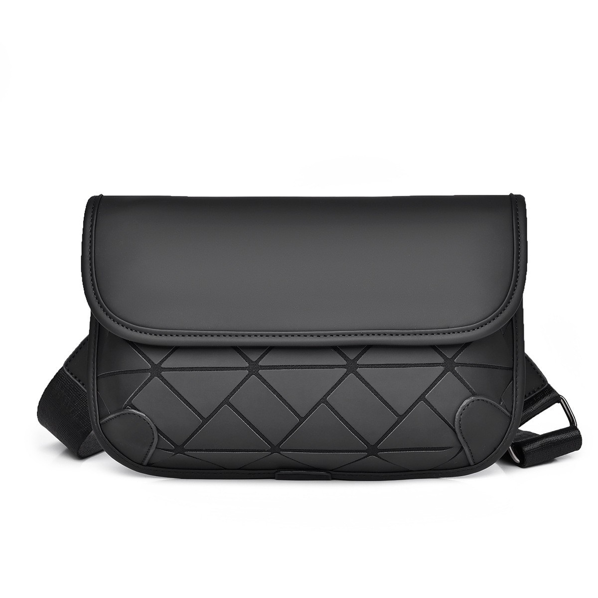 2026 New Cross-Border Trendy Men's Fashion Bag, Stylish Crossbody Bag, Convenient Quilted Shoulder Bag, Small Bag with a High-End Feel