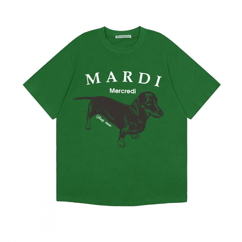 【カウンター品質】韓国マルディトレンドブランド半袖Tシャツリトルデイジードーマンプリントラウンドネックピュアコットンクロスボーダー|undefined
