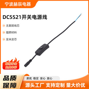 Dc5521 Female with 303 Switch Control Line Billboard Light with Lighting Boat Switch Dc Power Cord