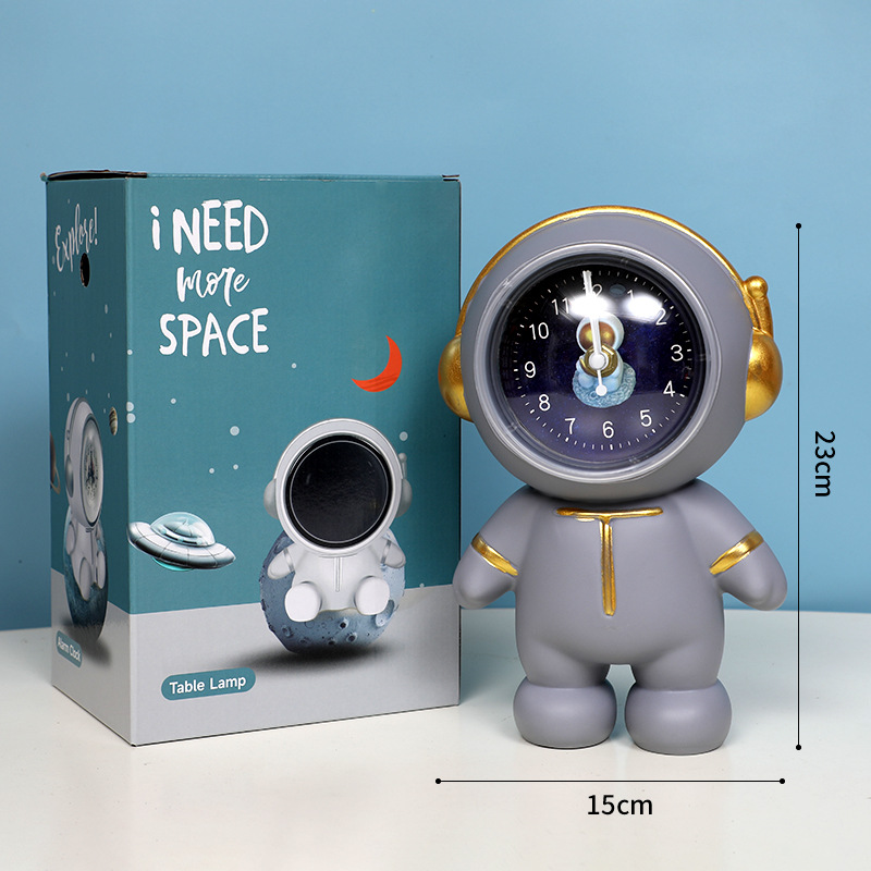 Astronaut, watch, piggy bank
