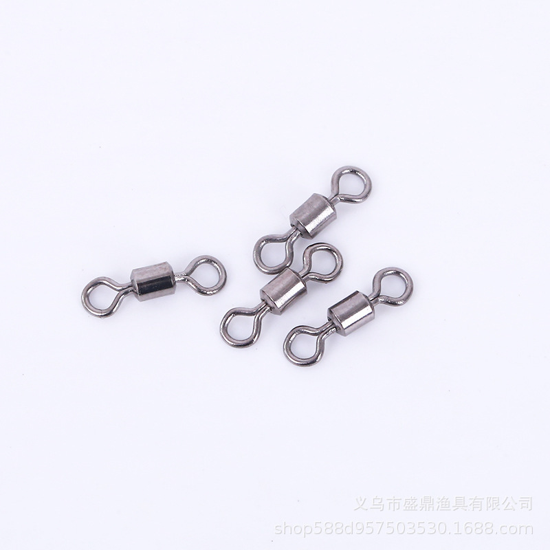 American-Style Swivel Connector for Large Fish, High-Speed Copper Swivel for Fishing Tackle
