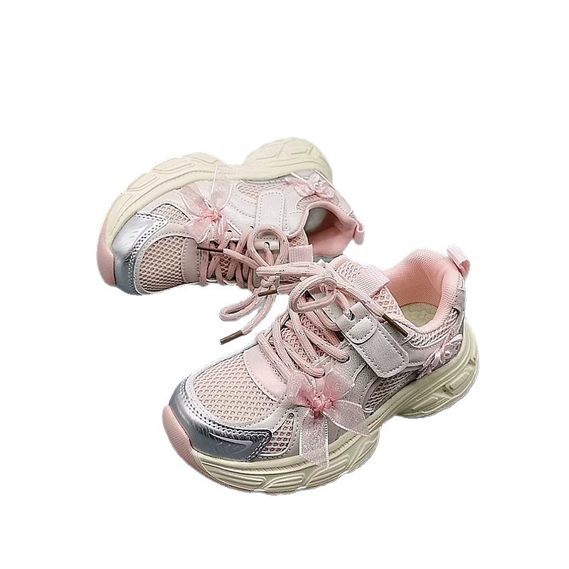 Doble red 32 - 37 talla zapatos deportivos para niñas zapatos de plancha delgada zapatos clásicos zapatos de papá zapatos de rendimiento súper ligeros para niños