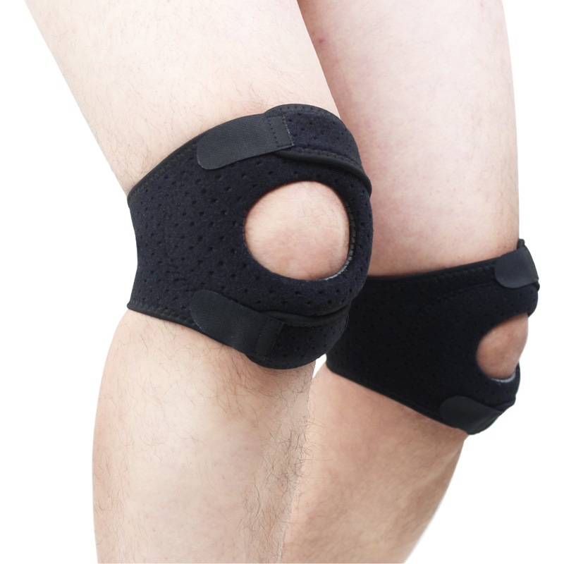 Estrictamente seleccionado Silicona deportiva con protección contra la presión de la rótula correr escalada baloncesto transpirable rodilleras fitness spot al por mayor