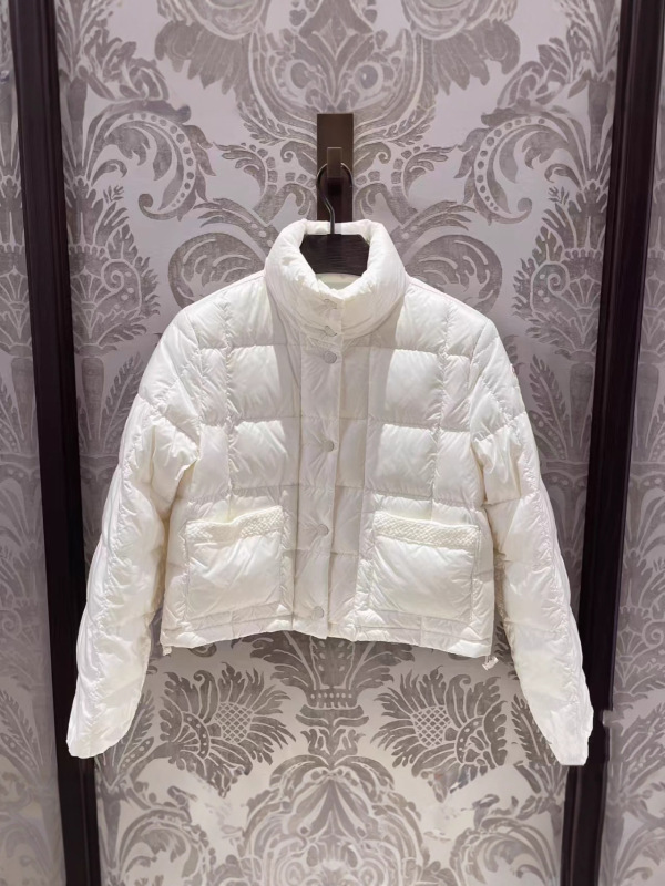 蒙家25ss M家新款Jarcieu系列编织饰边短款外套羽绒服 女款|undefined