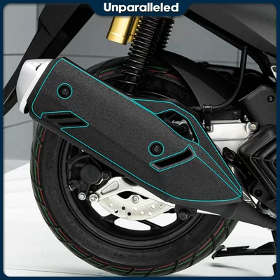 Parts and Accessories, Motorcycle engine and accessories - 04-exhaust-pipe-thickened-armor-sticker-25-styles