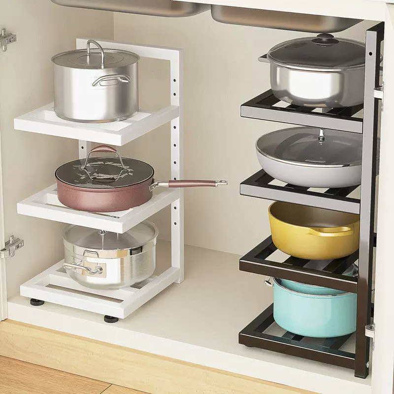 Water -setting rack pot Holdings, multi -layer kitchen pads, pots, layer storage shelves coupons