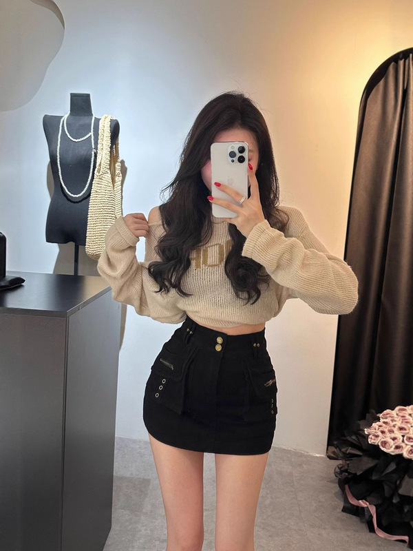 韩式辣妹牛仔短裙女夏季新款浅色高腰显瘦修身a字包臀半身裙1809|undefined