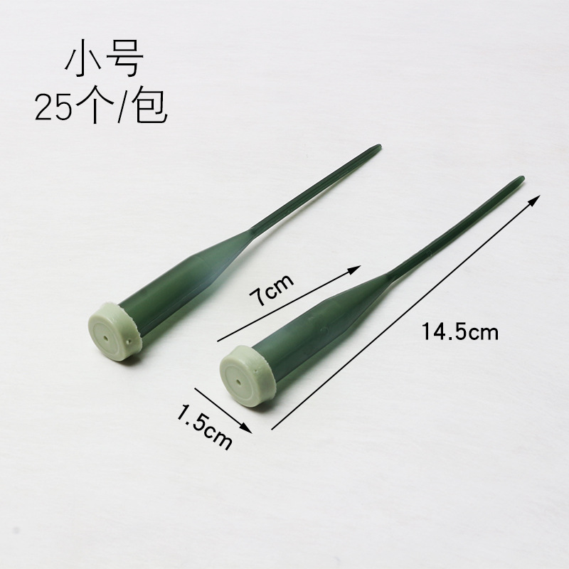 Huaxi flor fresca tubo de almacenamiento de agua alargado tubo de orquídea con palo orquídea mariposa injerto florista floral tubo de retención de agua