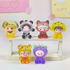 夜光泡泡动物 diy饰品树脂配件钥匙扣潮玩批发创意萌粒卡通盲袋