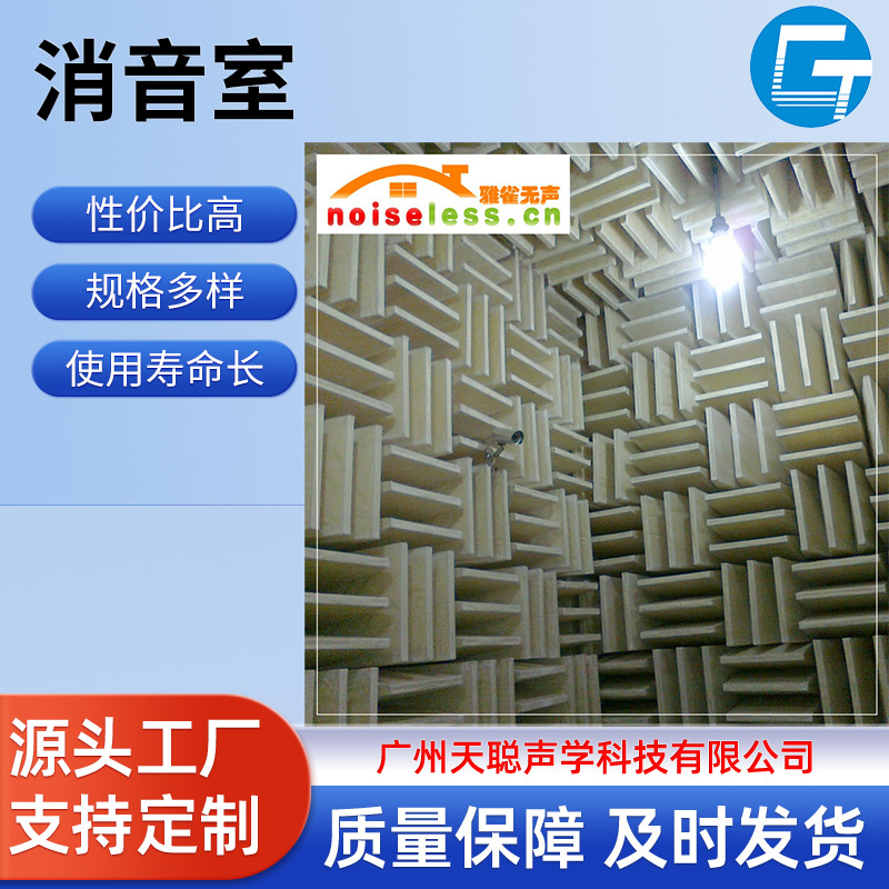 天聪声学工业产品检测消音室双层全消音室隔声室静音房噪音箱降噪