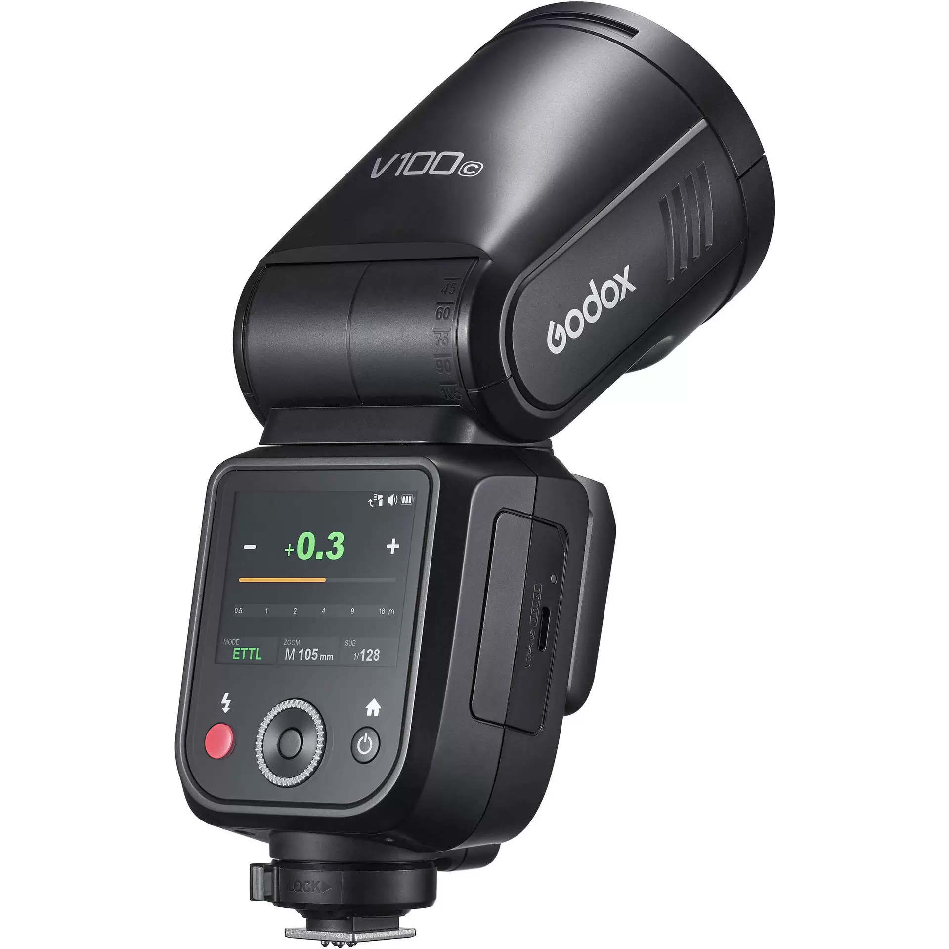 High speed camera, flashing lamp, lithium battery, touch screen, 100W