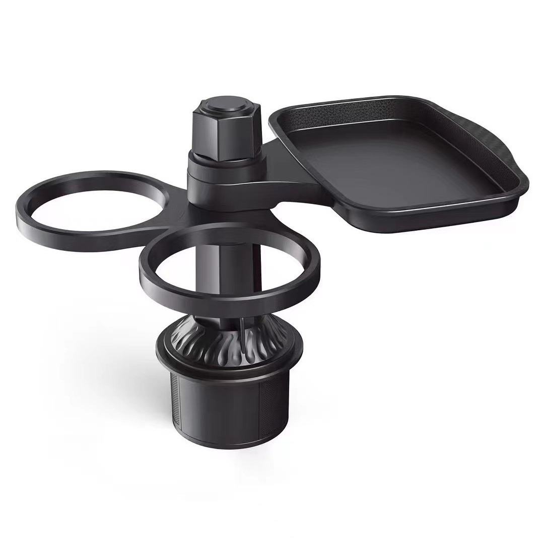 Car-mounted multifunctional cup holder, dining tray, portable small table for baseball fields, cup holder, simple tray for movie theaters