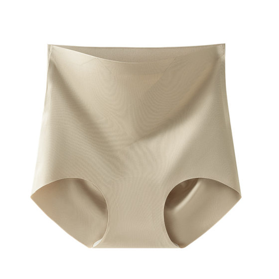 7A Non-sensitive Nipple Leather Underwear Women's Silk Long Antibacterial Crotch High Waist Belly-lifting Hip-lifting Non-marking Breathable Triangle Shorts