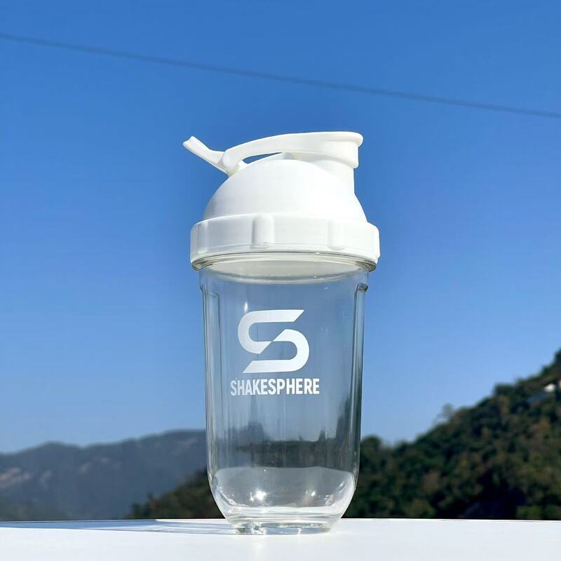 新款批发蛋白粉摇摇杯运动健身杯子奶昔杯带搅拌球塑料杯可印LOGO|undefined
