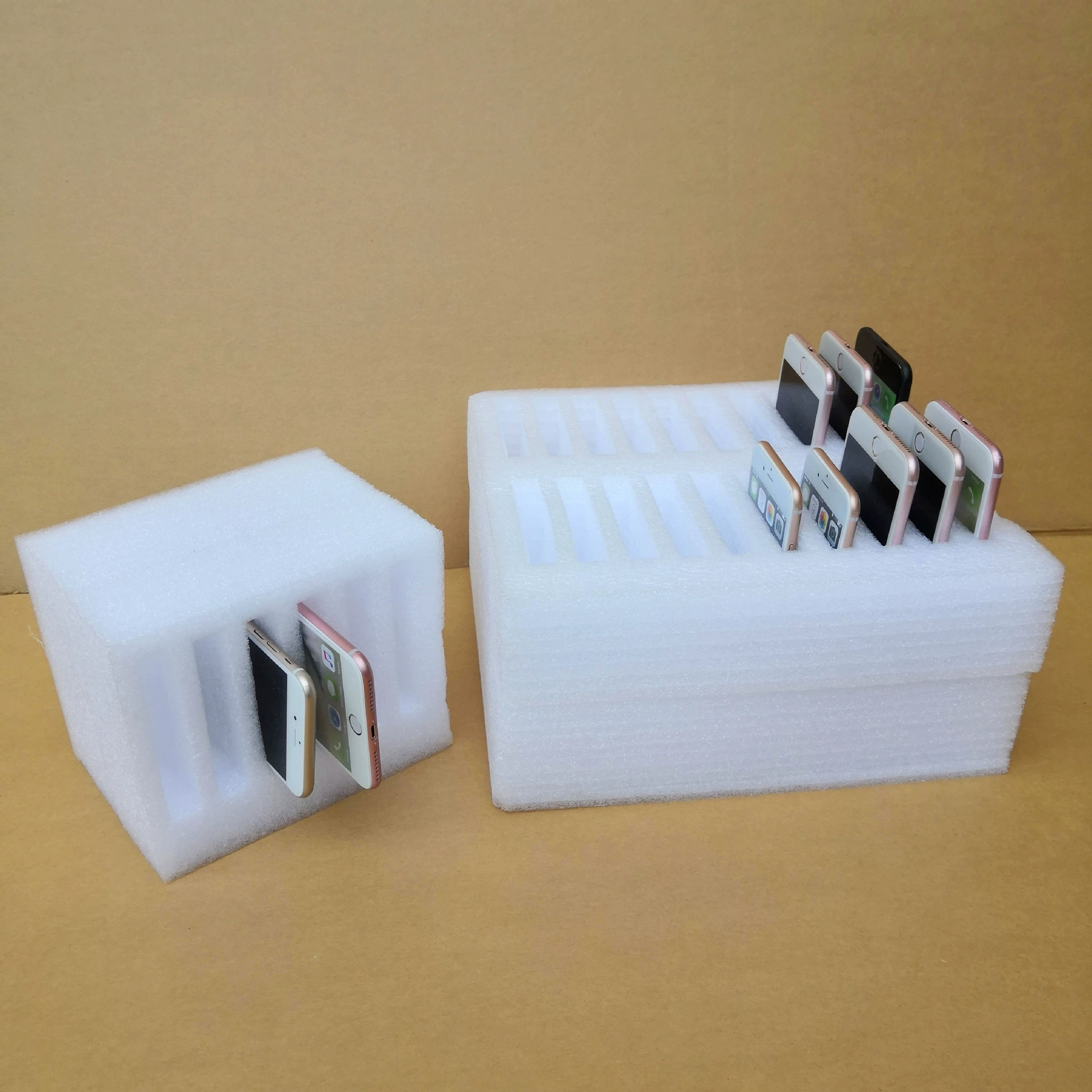 Ящик для хранения мобильного телефона, настольный ящик для хранения с несколькими сетками, стеллаж для хранения закаленной пленки, ящик для хранения, ящик для хранения