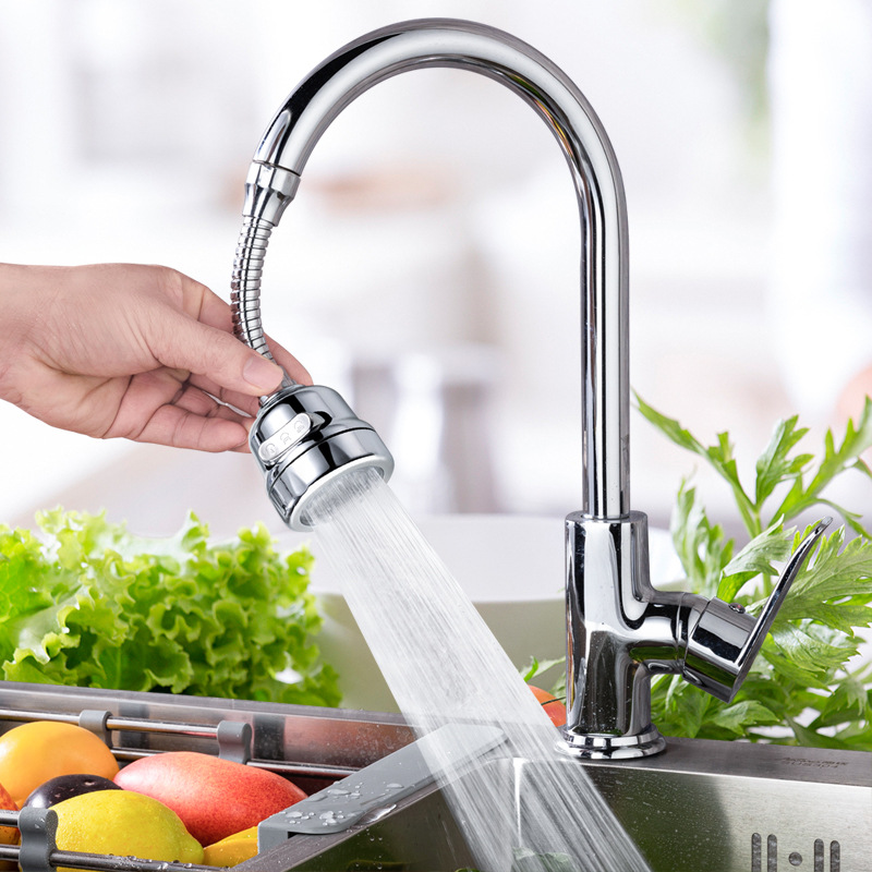 Kitchen faucet splash guard head pressure shower filter extension extender foaming extender splash-proof water gadget 