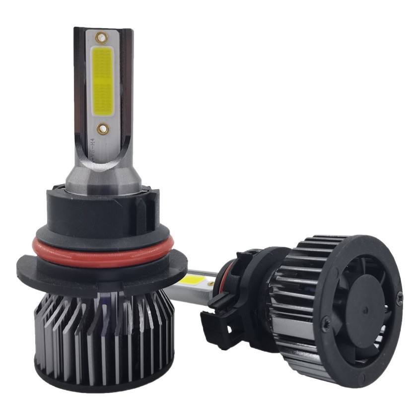 Factory wholesale F2 car led headlight 12v24v headlight bubble h4 far and near light 48W modified light V6 headlight