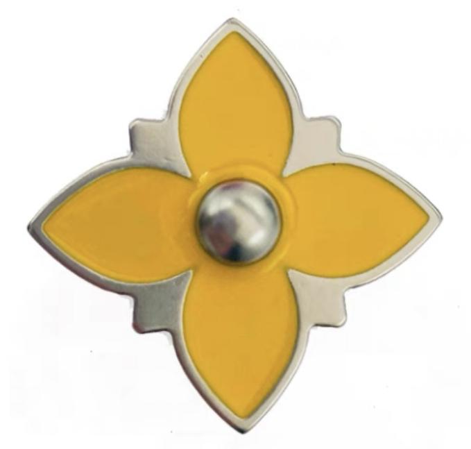 2023 nuevo centro comercial mismo estilo metal agujero zapatos hebilla zapato flor DIY rhinestone tridimensional zapato hebilla Accesorios al por mayor