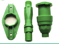 Fábrica al por mayor de 6 minutos de plástico de 1 pulgada válvula de admisión de agua de admisión rápida de agua conector de tubería de agua de varilla para jardín de riego verde