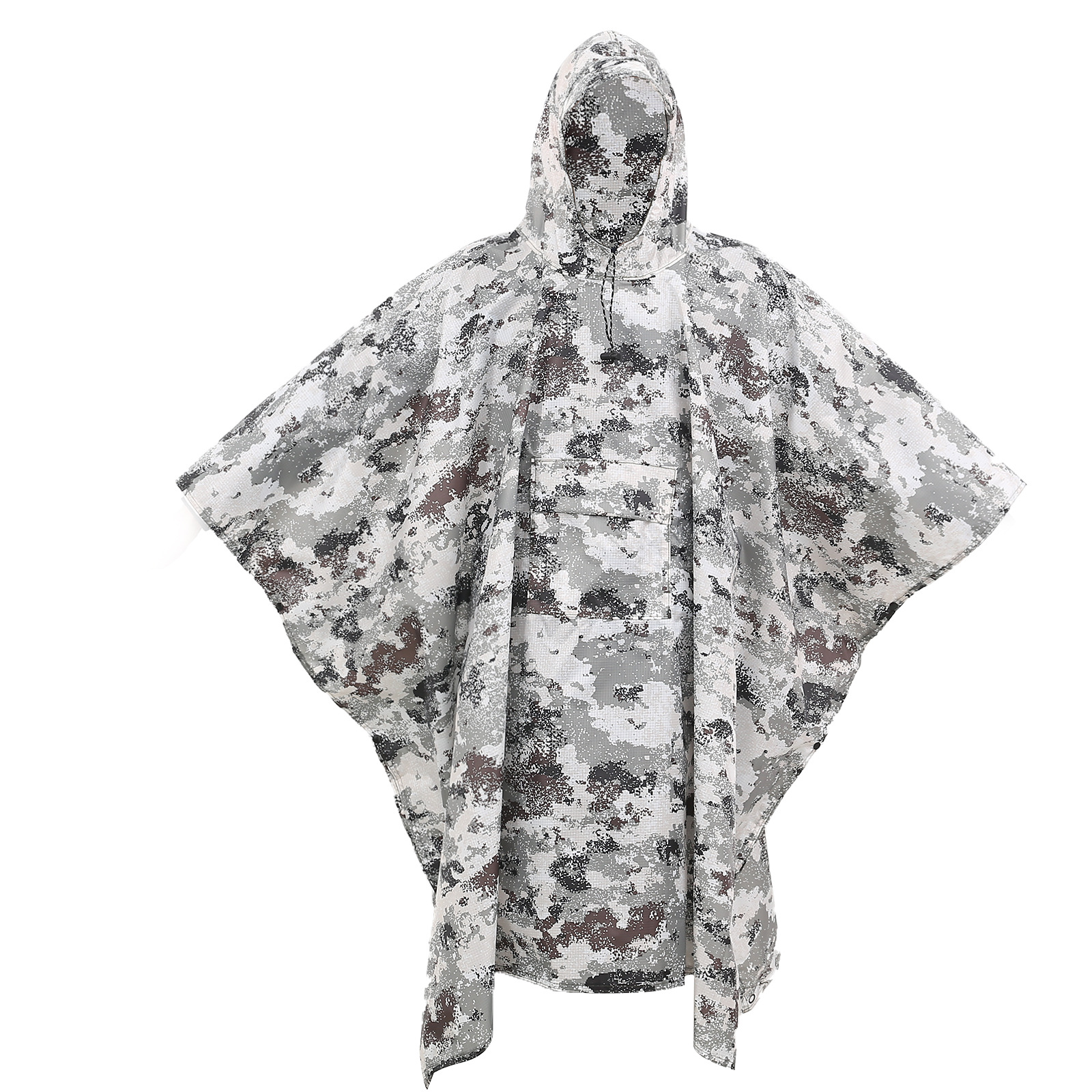 Capa impermeable multifunción tres en uno - Poncho ligero y duradero para exteriores, toldo/alfombra de suelo, para caminatas/senderismo