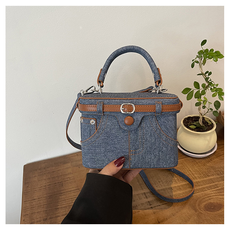 Bolso de tendencia transfronteriza para mujeres 2026 nuevo paquete de caja de textura extranjera nicho simple mochila pequeña bolsa cuadrada image 8