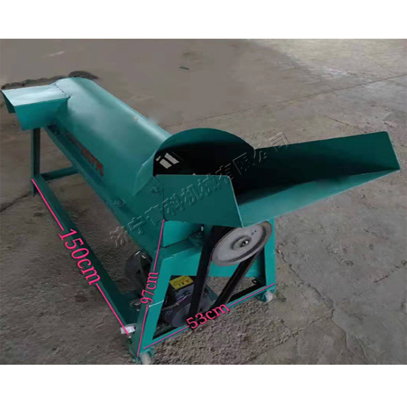 菌棒回收菌袋菌料分离机 废旧菌包粉碎脱袋机 废菌棒粉碎破袋机