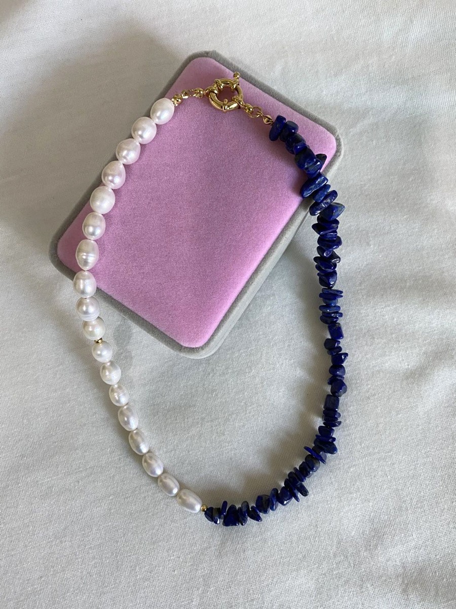 32g Weight Bracelets, Necklace Classification 2 PCS/Package Quantity Holiday, Daily Occasion Beaded, Freshwater Pearl, Titanium Steel Material Geometric Pattern Women's Gender Casual, Simple Style Style 2 PCS/Package Beaded Freshwater Pearl Titanium Steel Freshwater Pearl Jewelry Sets 43
